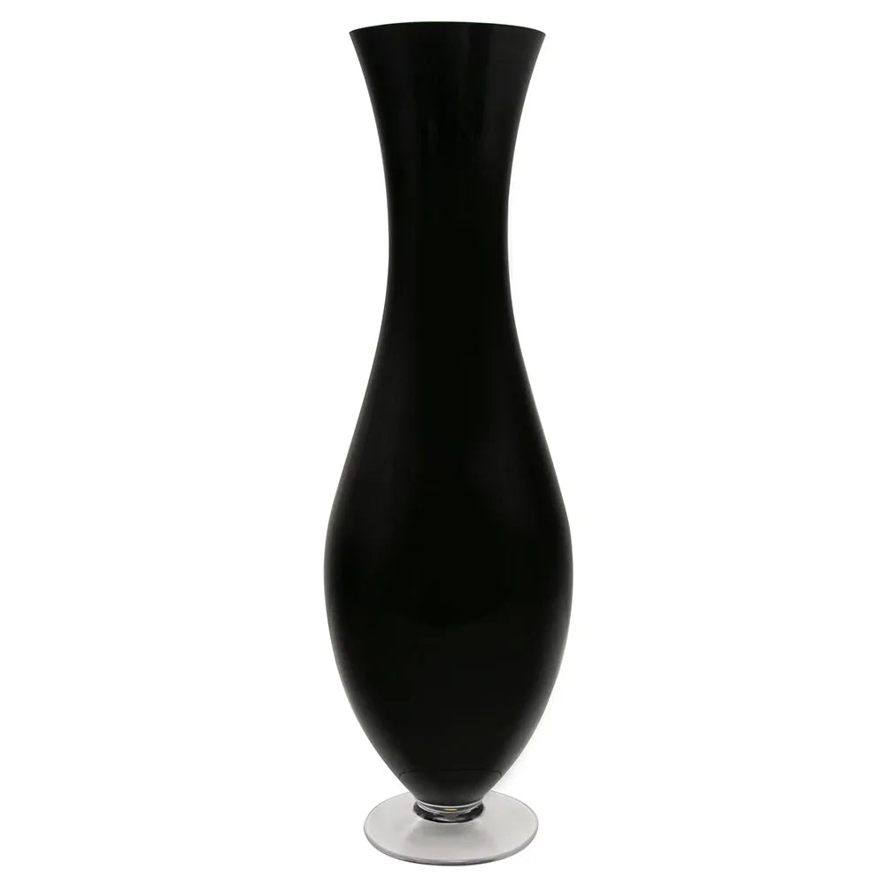Vaso de Vidro 60cm Preto - Toyland
