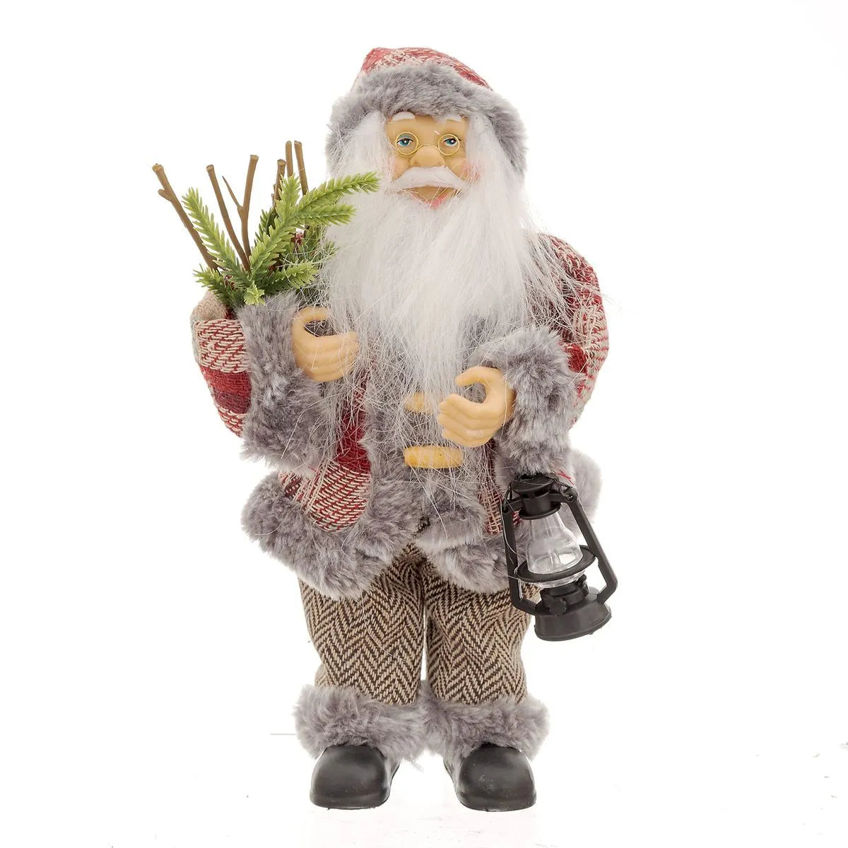 Papai Noel Decorativo Lampião 25cm - Bela Flor
