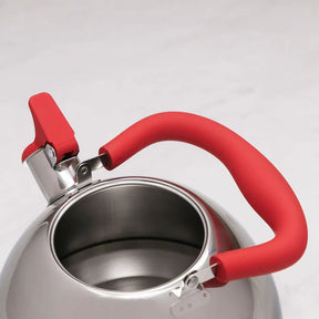 Chaleira Inox 2,2l com Alça Vermelha - Ana Maria Braga