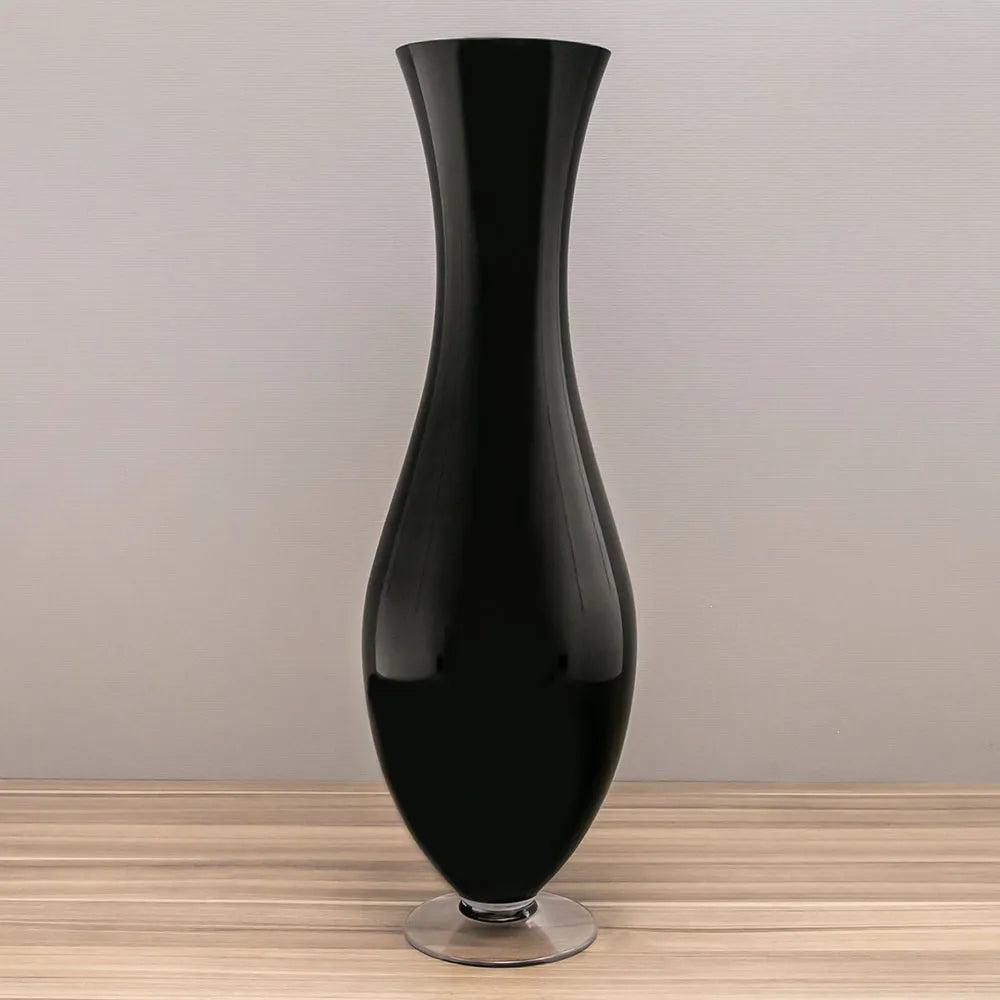 Vaso de Vidro 60cm Preto - Toyland