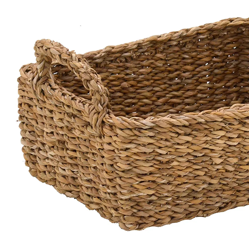Cesta Retangular 50,5cm Marrom - Espressione