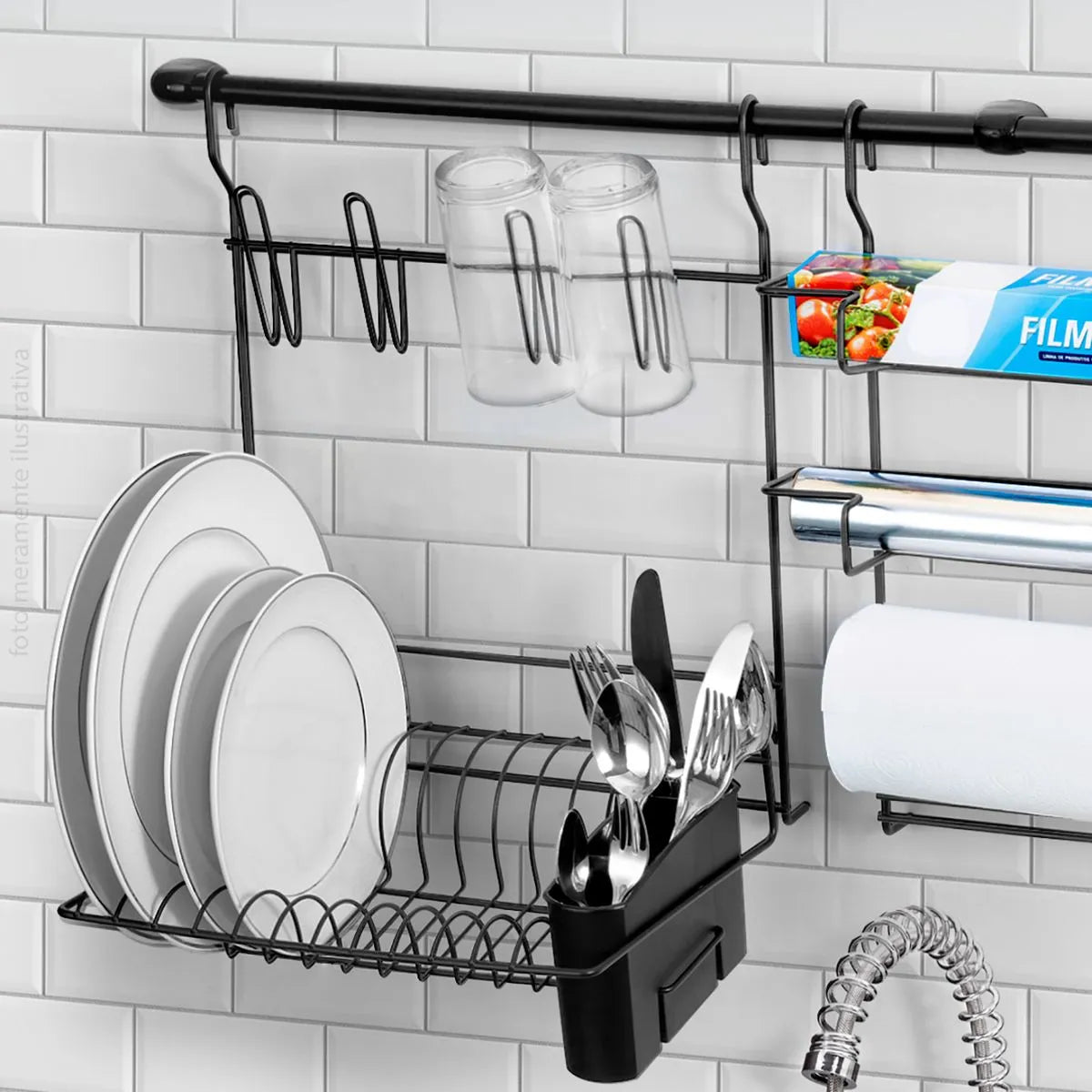 Suporte para Cozinha Cook Home Black - Arthi