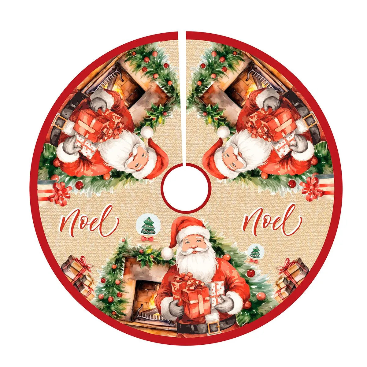 Saia para Árvore de Natal 107cm Papai Noel - Espressione Christmas